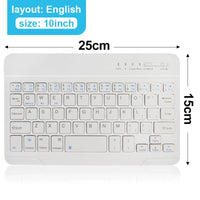 Mini clavier Bluetooth sans fil, rétro4.2, TouchSub, RVB, 10 