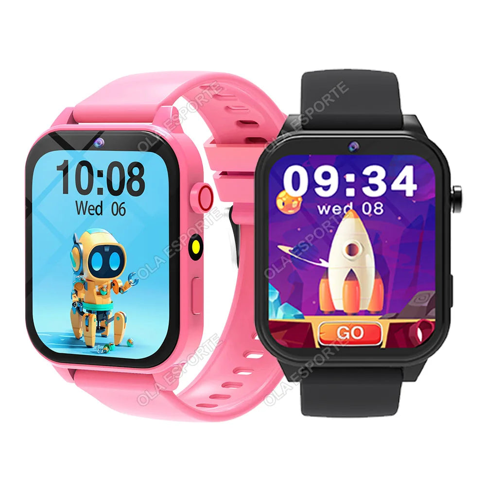Montre connectée enfant HD Caméra 18 jeux Sommeil Réveil Calculatrice
