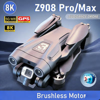 Drone Z908 Pro MAX 8K ESC évitement obstacles 3 côtés