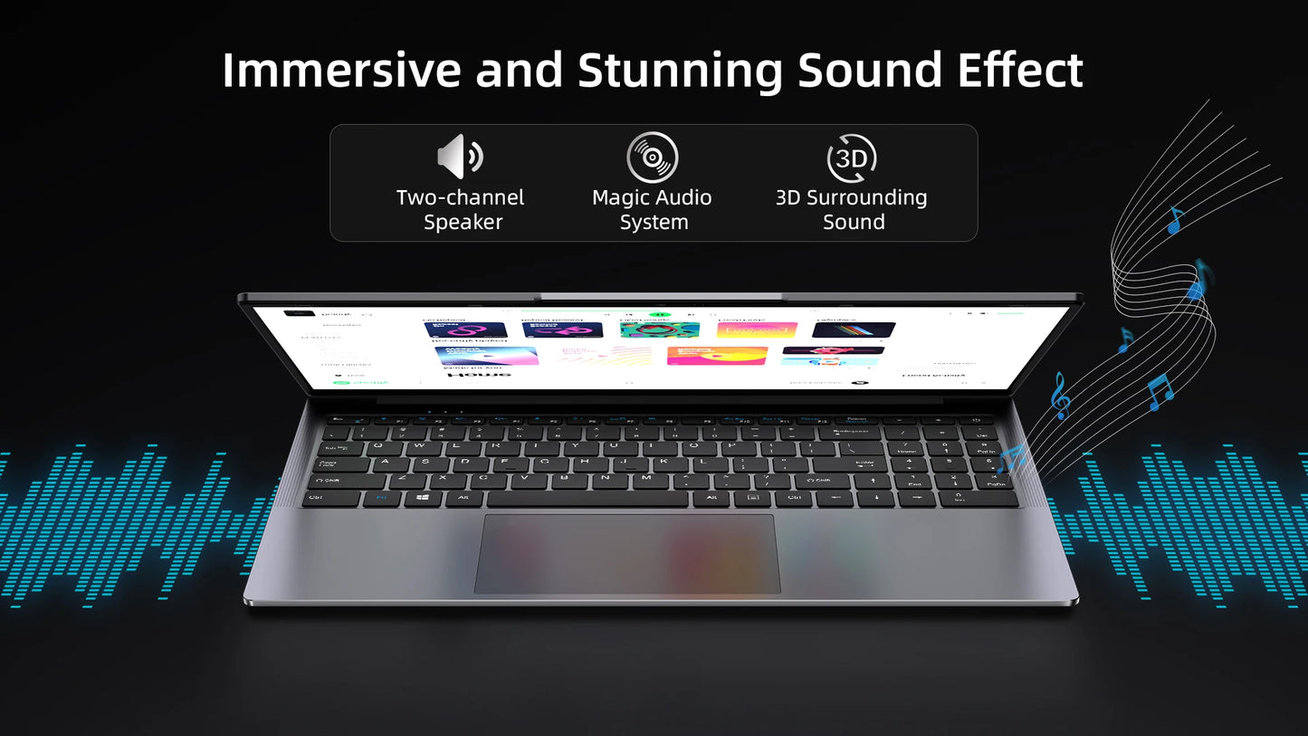 BMAX-X15 Pro Laptop, Windows 11 Laptop, 16GB RAM, 15.6GB SSD, Intel N95, CPU, 512x1920, Tourist, Wifi, USB, PC, DDR4, 1080