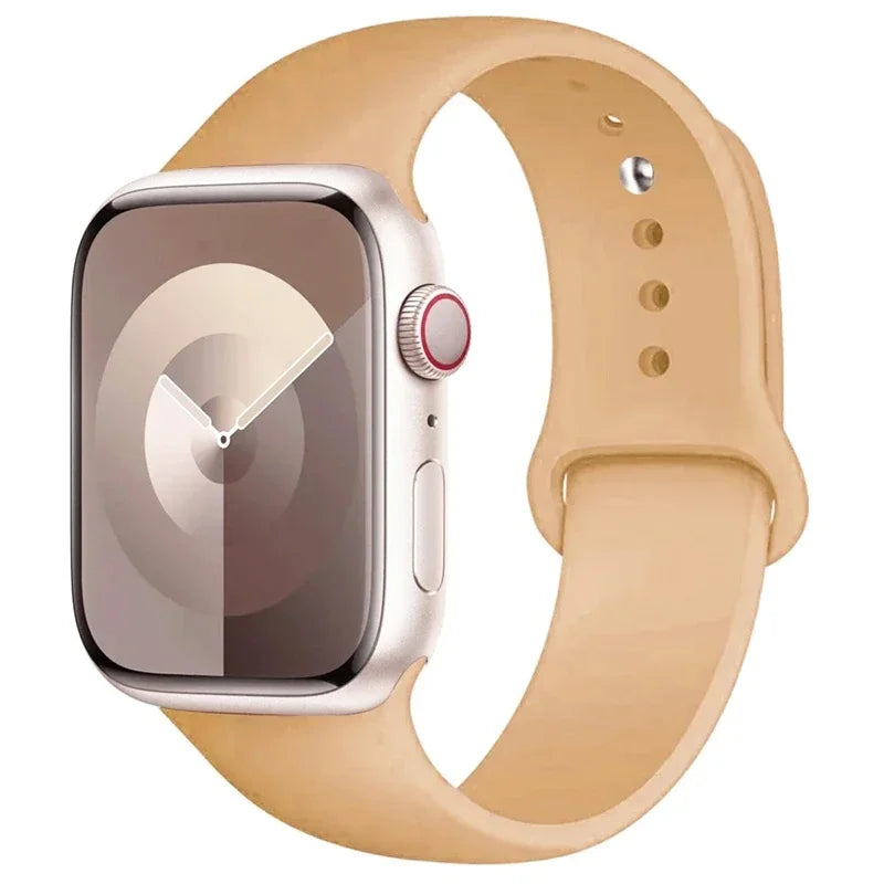 Bracelet silicone sport pour Apple Watch séries 5 à 11.