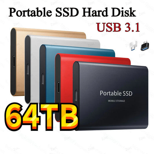 SSD externe M.2 USB 3.1 portable ordinateur 4-60To