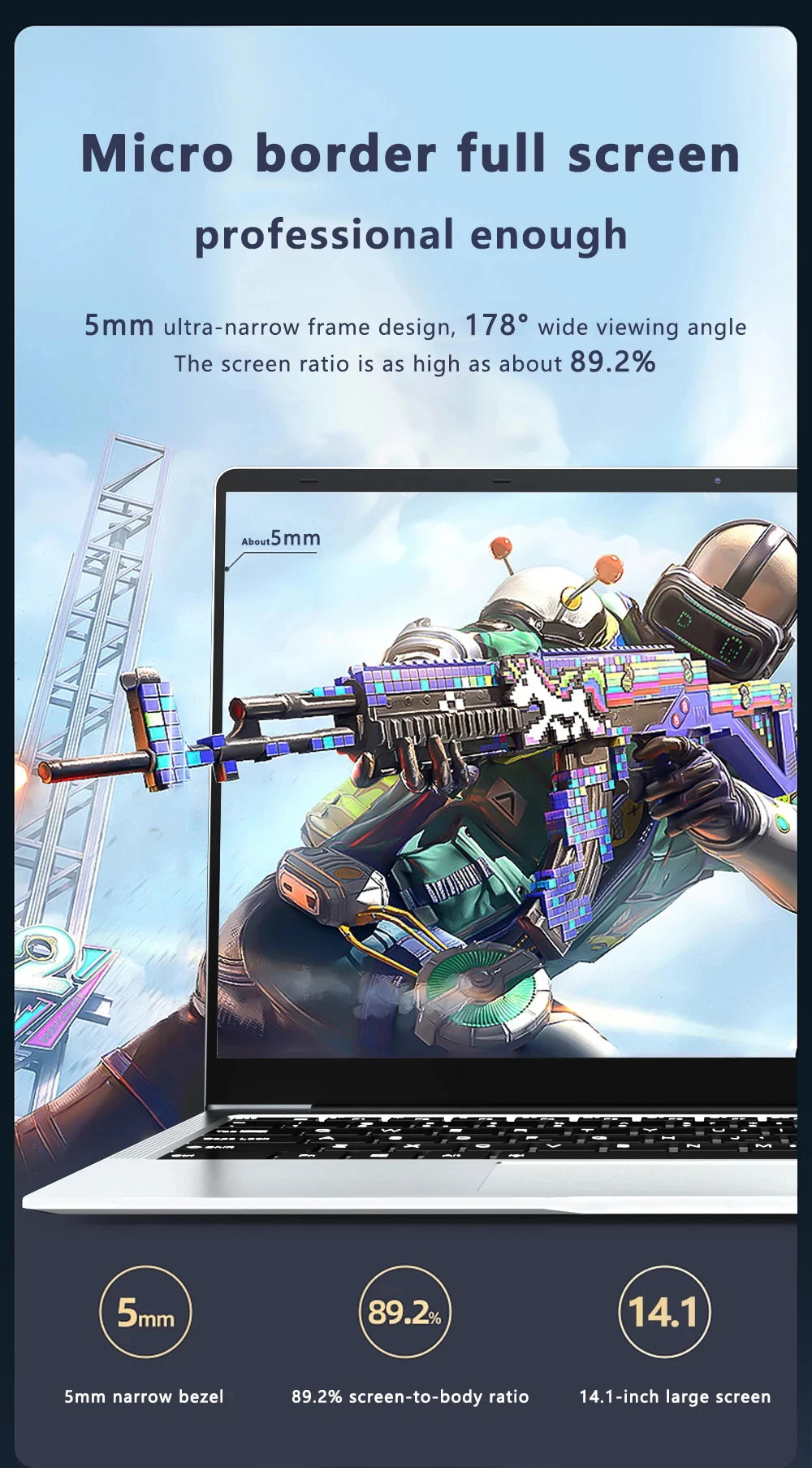 Windows 11 Laptop Intel Celeron J4025 2025, Gaming Laptop, 12GB RAM, 512GB, 1TB SSD, 1920x1080, Desktop Computer, New