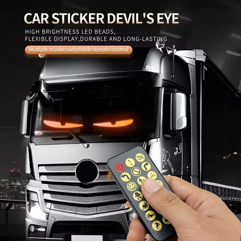 Écran LED voiture programmable APP effet œil diable