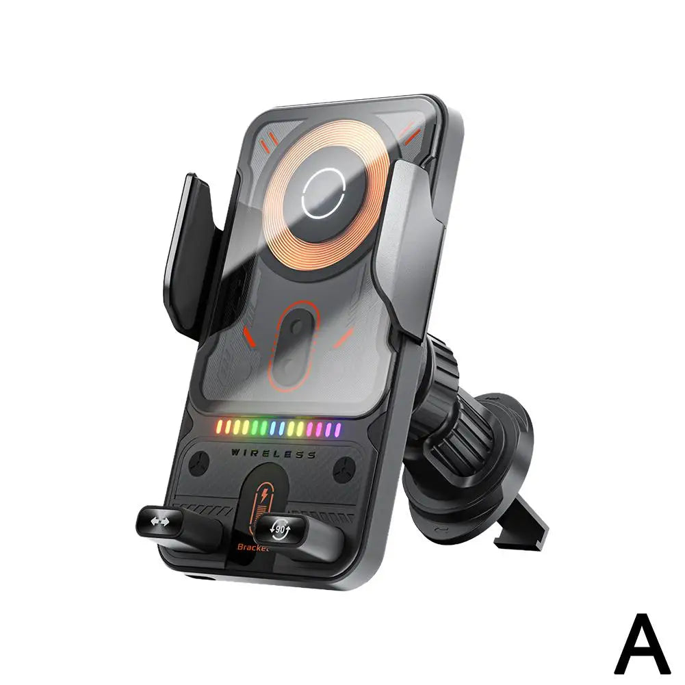 Support téléphone voiture charge rapide induction 15W