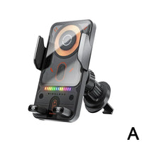 Support téléphone voiture charge rapide induction 15W