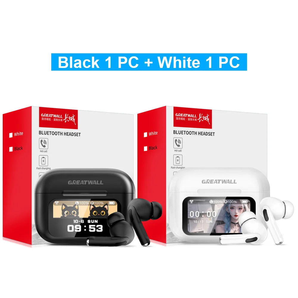 GREATWALL Airs Pro Écouteurs Bluetooth ANC HiFi Étanches