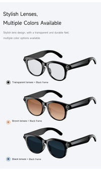 Lunettes Intelligentes AI Traduction Caméra Bluetooth Audio
