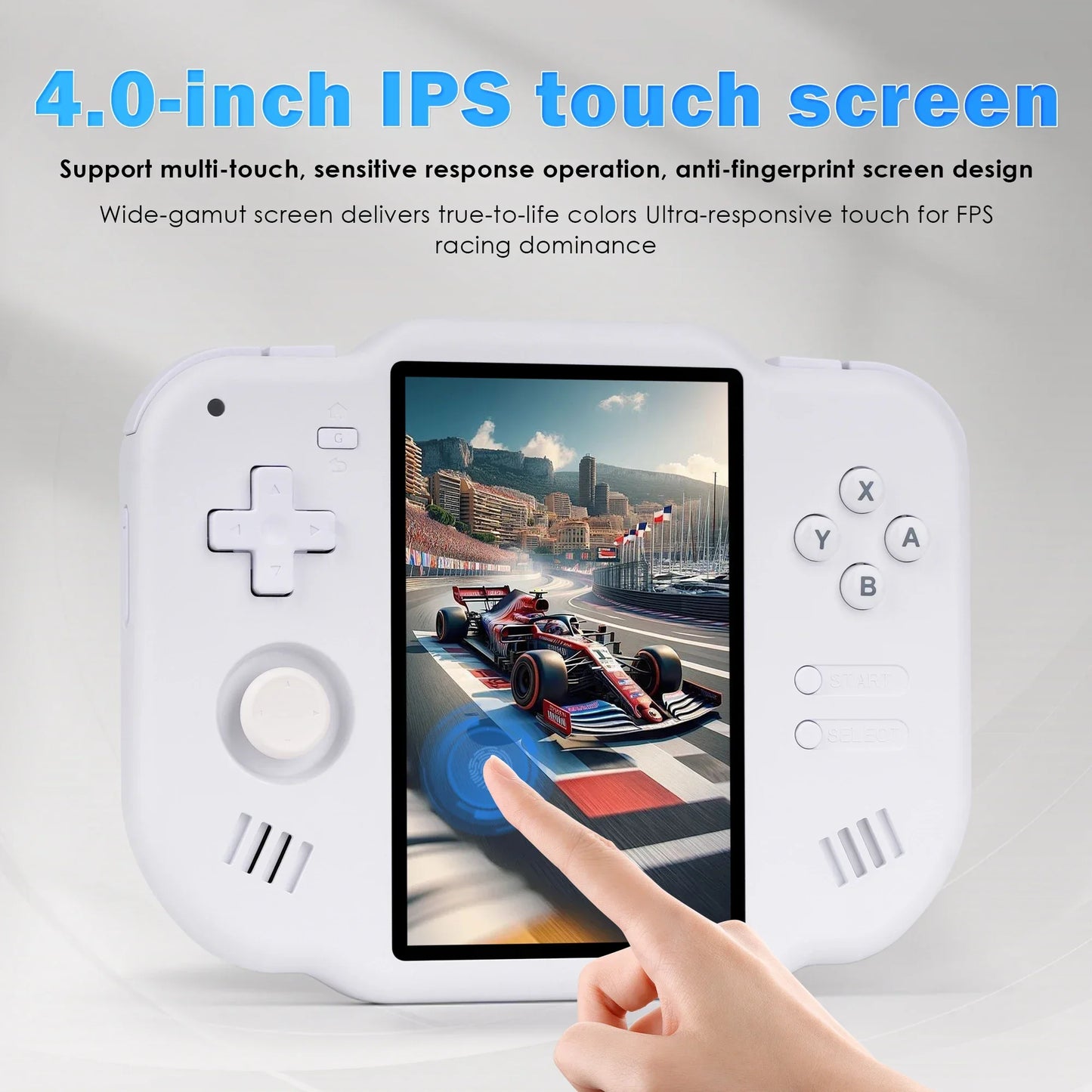 AMPOWN ZERO 40 Console de jeu portable 4 ''IPS écran multi-touch Android A133P Magicx Zero40 WiFi Support moteur de Vibration pour NDS