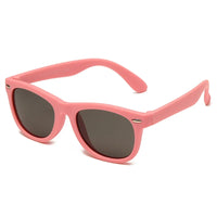 Lunettes de soleil classiques en Silicone pour enfants, UV400, pour garçons et filles, TR90, Protection UV