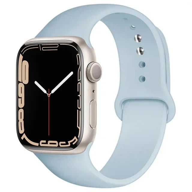 Bracelet silicone sport pour Apple Watch séries 5 à 11.
