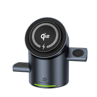 Chargeur sans fil magnétique 3-en-1 15W iPhone Android Watch
