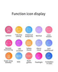 Xiaomi enfants montre intelligente SOS GPS localisation Tracke carte Sim appel enfant montre intelligente caméra étanche montre cadeau pour Ios Android