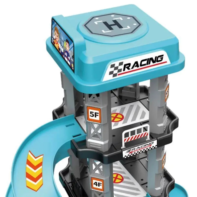 Piste voiture rampe course puzzle parc enfant 3-5 ans