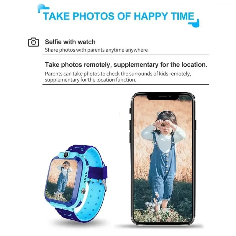 Xiaomi 4G Kids Smart Watch Mini Children's Phone with SOS Call Camera 3 in 1 Cartoon Watch for Girls and Boys - Birthday and Christmas Gift - 2025 New