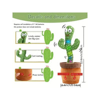 Cactus parlant dansant bébé imitation voix chant enregistrement