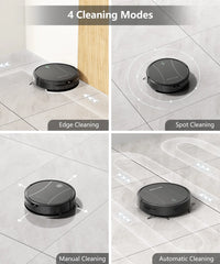 Aspirateur robot PrettyCare C2 4000Pa WiFi Alexa Auto Boost