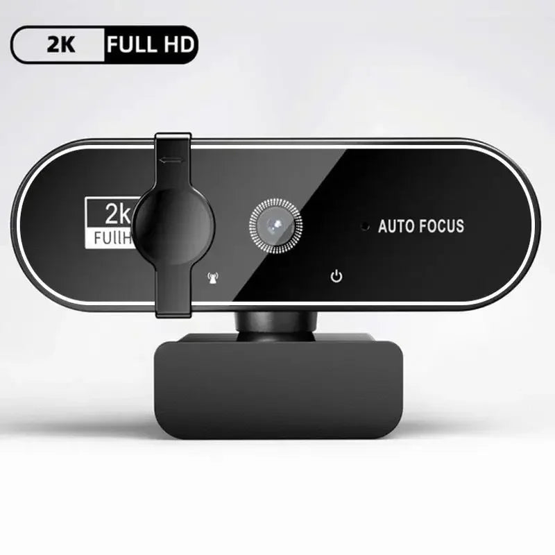 Webcams 4K USB caméra Web avec Microphone Autofocus 2K caméra PC ordinateur portable Streaming en direct 1080P Webcam pour les appels vidéo
