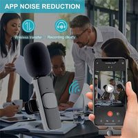 Xiaomi – Mini Wireless Portable Lavalier Microphone, for Live Streaming, Game Audio and Video Recording, iPhone and Android