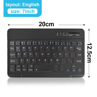 Mini clavier Bluetooth sans fil, rétro4.2, TouchSub, RVB, 10 