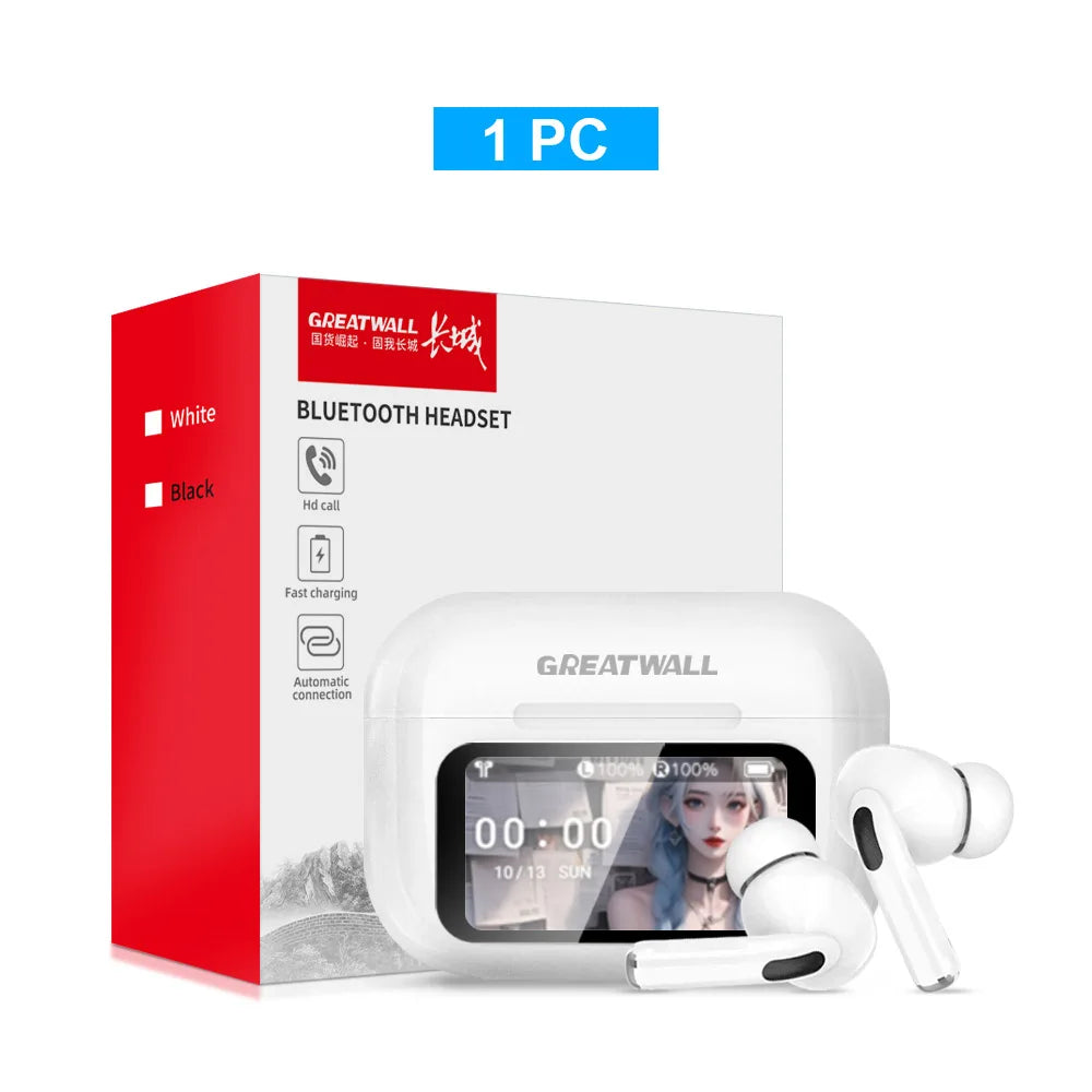 GREATWALL Airs Pro Écouteurs Bluetooth ANC HiFi Étanches