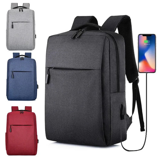 Sac à dos étanche pour ordinateur portable, sac d'affaires polyvalent, sac d'école aste par USB