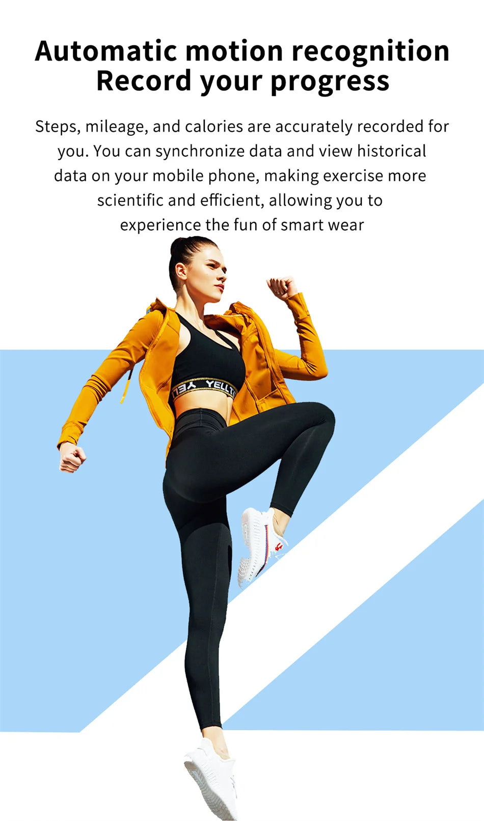 Montre connectée sport homme Bluetooth étanche tactile