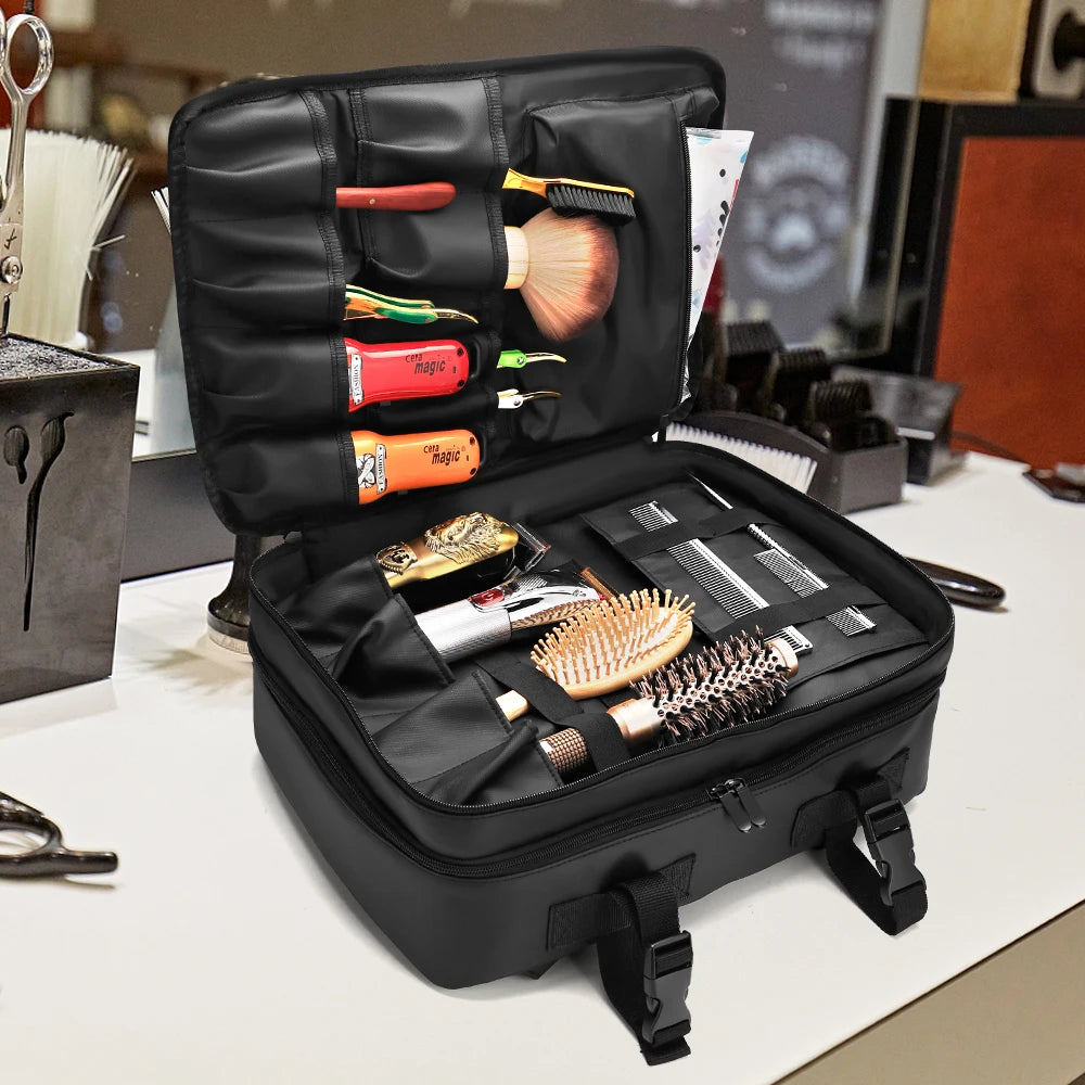 Sac de rangement de Salon professionnel pour barbier, sac de voyage multifonctionnel à sangle réglable, sac à dos pour outils de Salon de coiffure