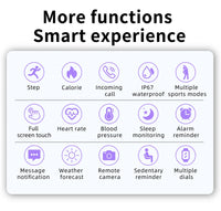 Montre connectée sport homme Bluetooth étanche tactile