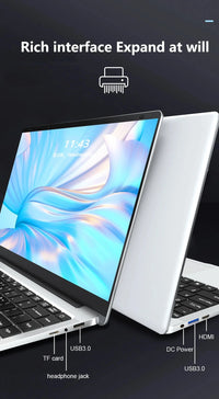 Windows 11 Laptop Intel Celeron J4025 2025, Gaming Laptop, 12GB RAM, 512GB, 1TB SSD, 1920x1080, Desktop Computer, New