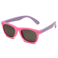 Lunettes de soleil classiques en Silicone pour enfants, UV400, pour garçons et filles, TR90, Protection UV