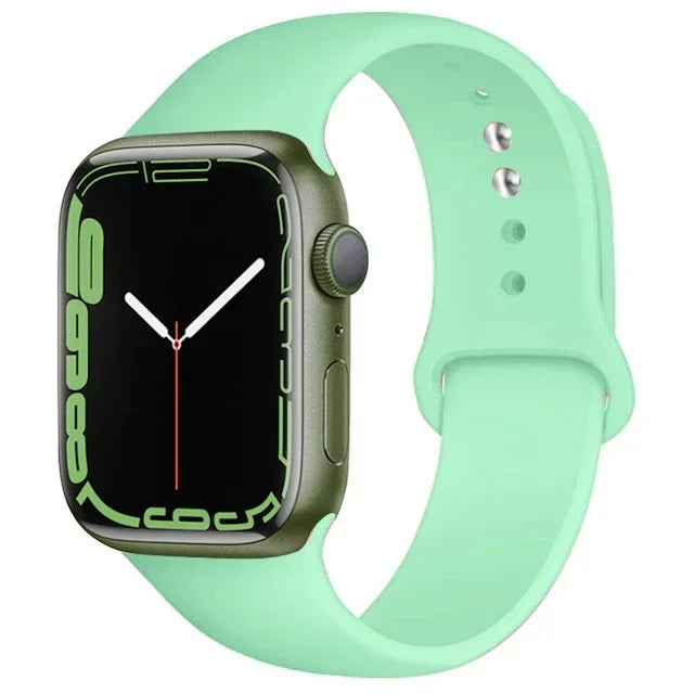Bracelet silicone sport pour Apple Watch séries 5 à 11.