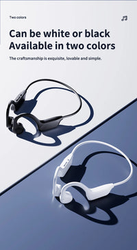 Casque Bluetooth Sport Étanche Conduction Osseuse avec Micro