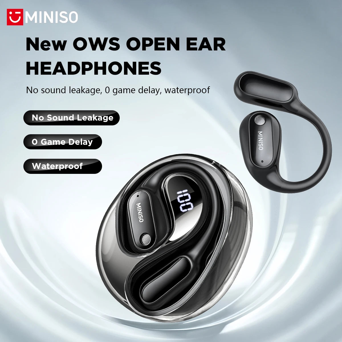 Casque MINISO MS190 Bluetooth OWS sport traducteur intelligent