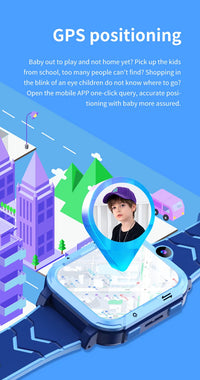 4G enfants montre intelligente GPS WiFi Tracker localisation appel vidéo SOS appel retour moniteur téléphone montre enfants Smartwatch garçon fille cadeaux