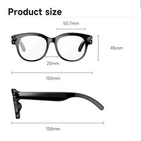 Lunettes Intelligentes AI Traduction Caméra Bluetooth Audio