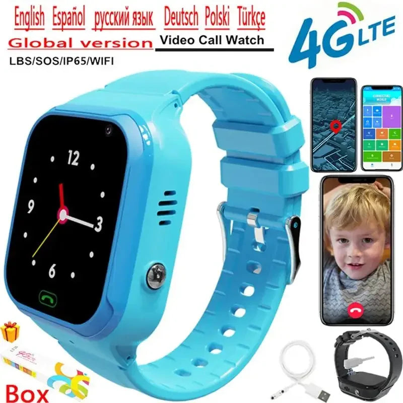 Xiaomi 4G Kids Smart Watch Mini Children's Phone with SOS Call Camera 3 in 1 Cartoon Watch for Girls and Boys - Birthday and Christmas Gift - 2025 New