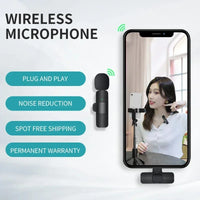 Xiaomi – Mini Wireless Portable Lavalier Microphone, for Live Streaming, Game Audio and Video Recording, iPhone and Android