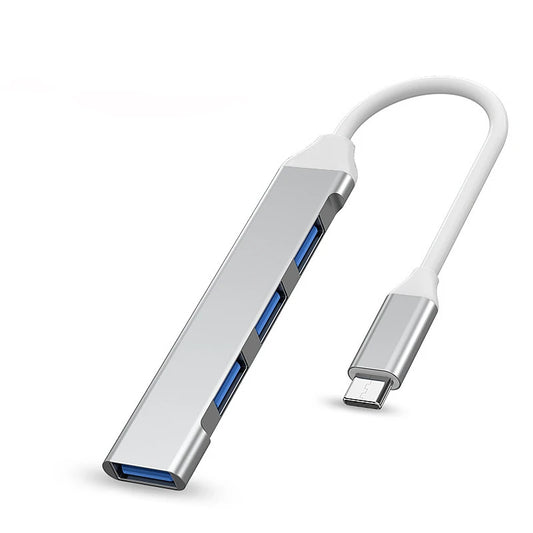 Hub USB-C 4 Ports – Adaptateur Multiport OTG