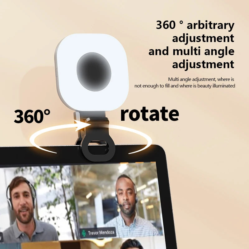 Mini lumière de remplissage LED pour Smartphone, 3 Modes, avec Clip de luminosité réglable, lumière vidéo Portable pour caméra Tiktok, IPad Mobile