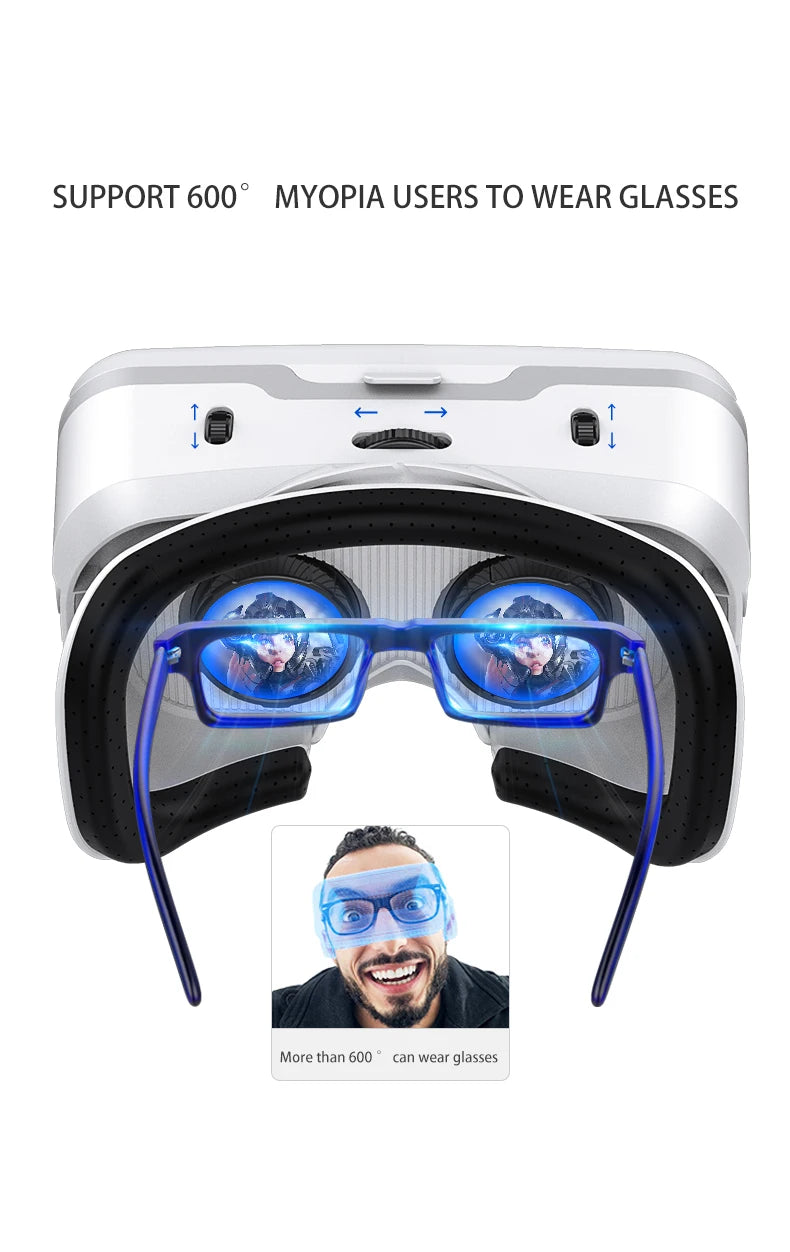 Casque VR lunettes réalité virtuelle 3D smartphone jeu