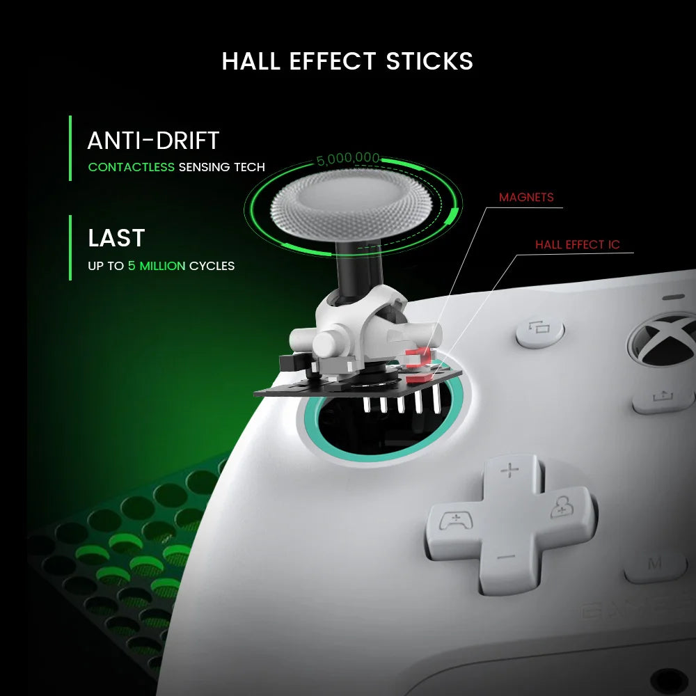 GameSir G7 SE contrôleur de jeu Xbox manette filaire pour Xbox série X, Xbox série S, Xbox One, avec joystick à effet Hall para pc