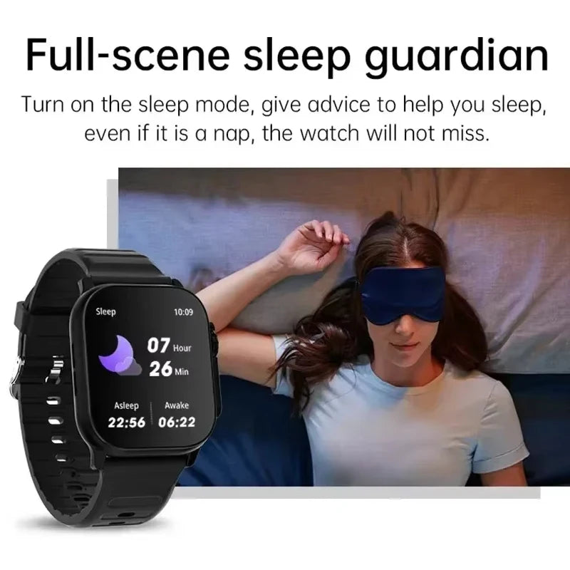 Montre intelligente T900 49mm AMOLED NFC étanche hommes 2025