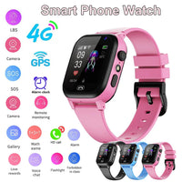 4G enfants montre intelligente pour SOS GPS appel LBS Tracker localisation carte Sim montres horloge multifonctionnelle caméra Chat montre étanche