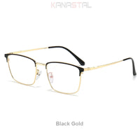 Hommes lunettes de Prescription optique lentilles lunettes de lecture femmes lumière bleue bloquant myopie lunettes métal titane lunettes cadre