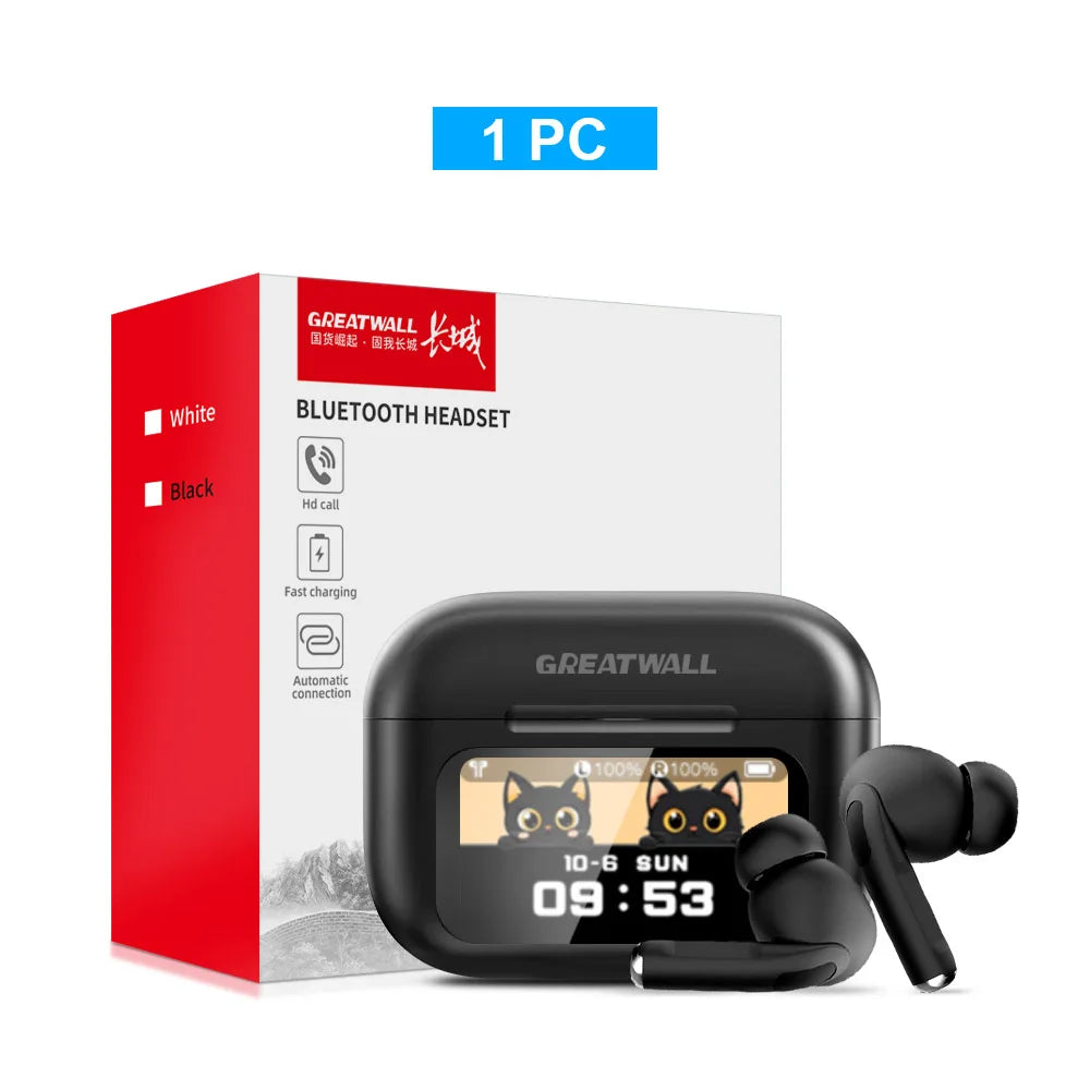 GREATWALL Airs Pro Écouteurs Bluetooth ANC HiFi Étanches