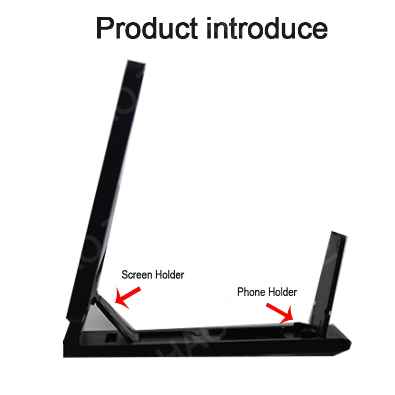 Amplificateur d’Écran 3D HD – Loupe et Support Téléphone