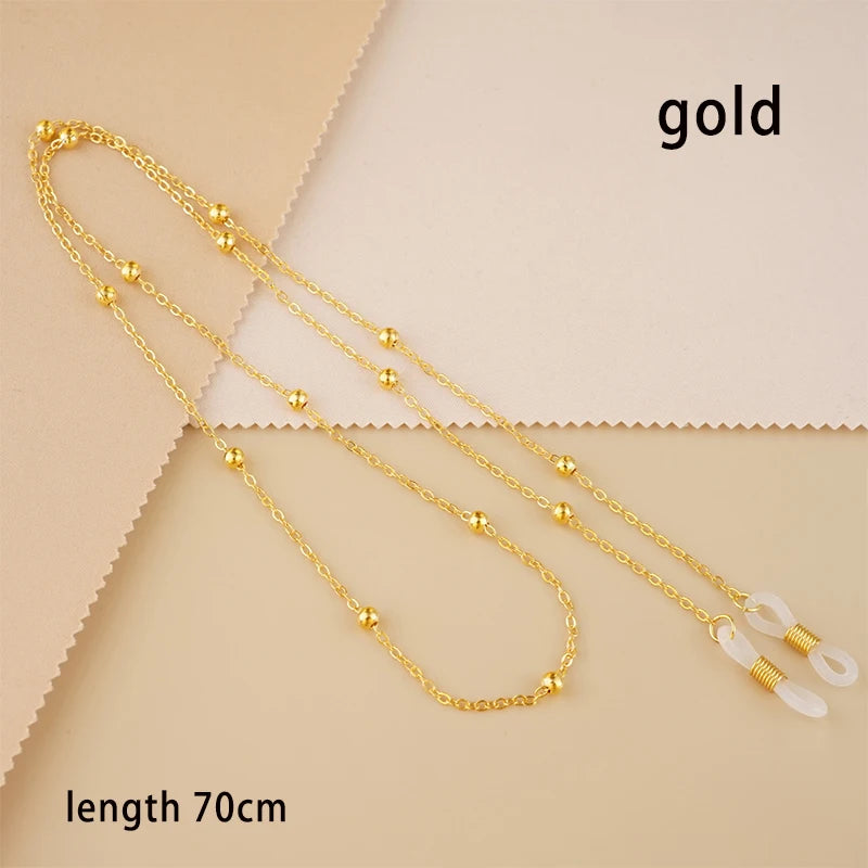 Eyeglass chain accessory sunglasses cord glasses decoration strap prevent loss mask decoration necklace chain
