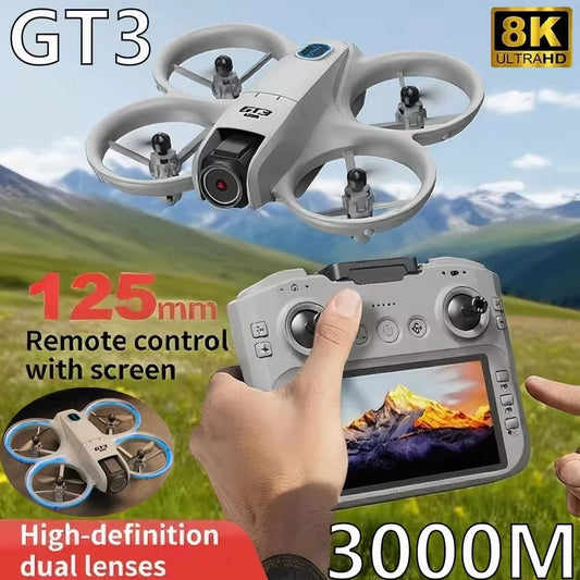 Drone GPS GT3 8K double caméra FPV 5G évitement obstacles pliable