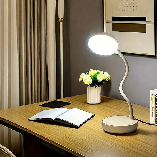 Lampe bureau LED flexible avec port USB tactile